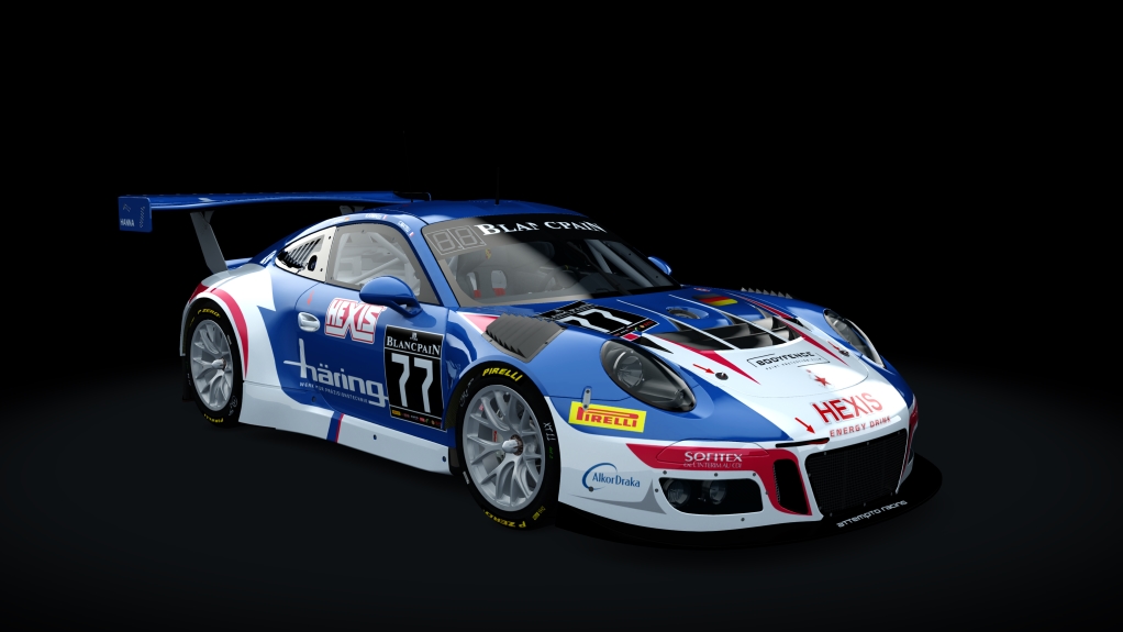 Porsche 911 GT3 R 2016, skin BES_Attempto_Racing_77