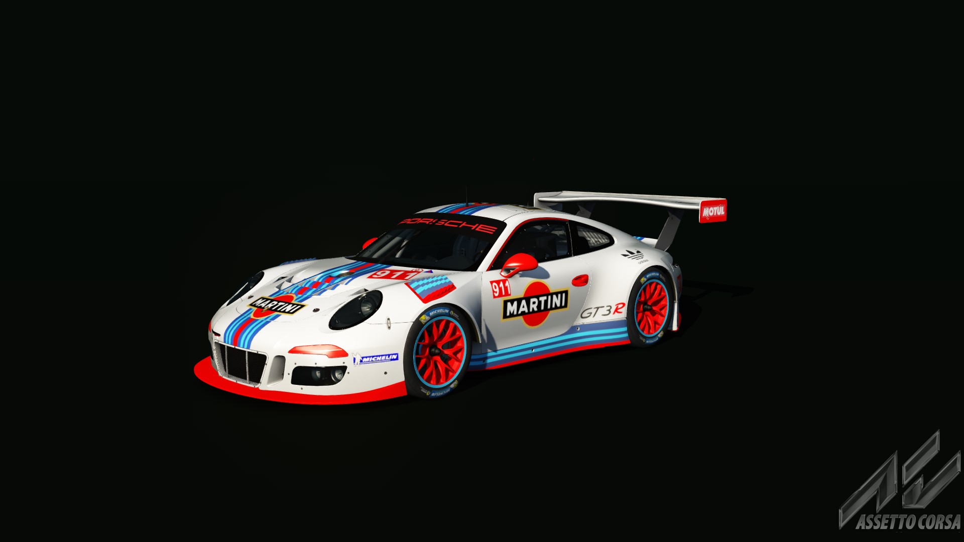 Porsche 911 GT3 R 2016, skin Martini