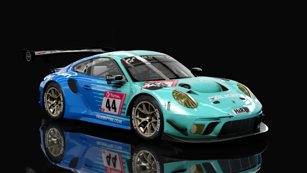 Porsche 911 GT3 R 2019 (991.2) Endurance, skin falken_motorsport_n24h_4_2019