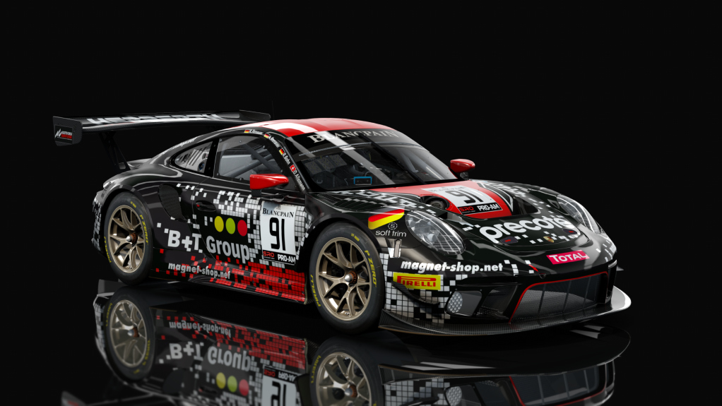 Porsche 911 GT3 R 2019 (991.2) Endurance, skin herberth_91_spa_24h_2019