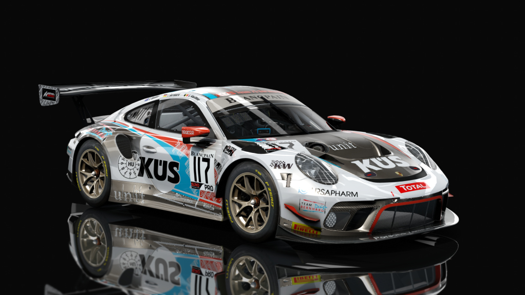 Porsche 911 GT3 R 2019 (991.2) Endurance, skin kus_team75_117_spa_24h_2019