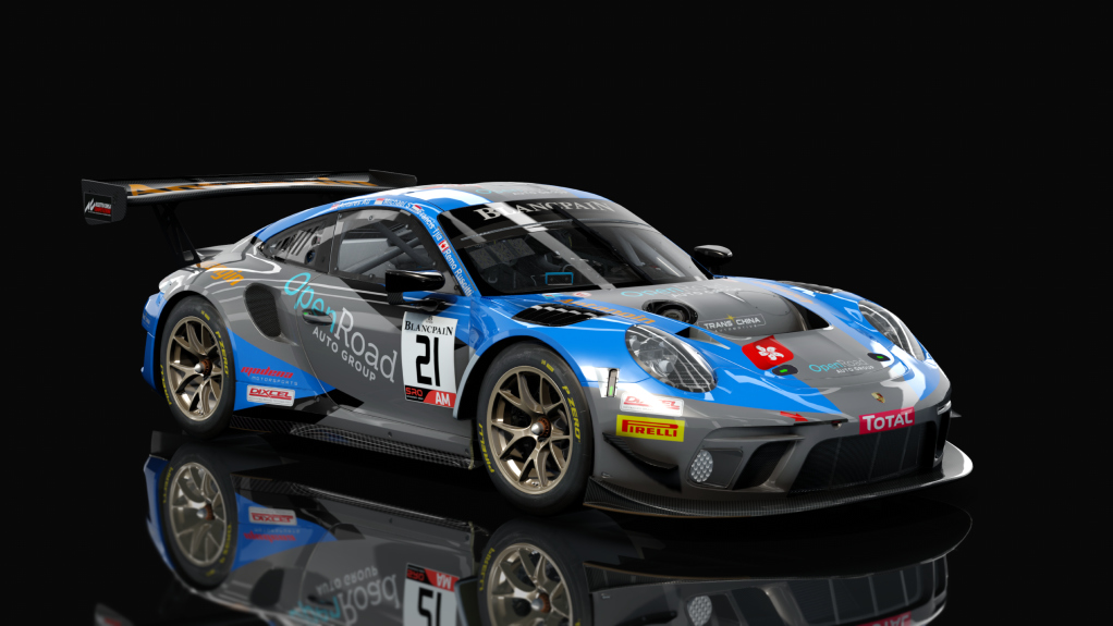 Porsche 911 GT3 R 2019 (991.2) Endurance, skin openroad_21_spa_24h_2019