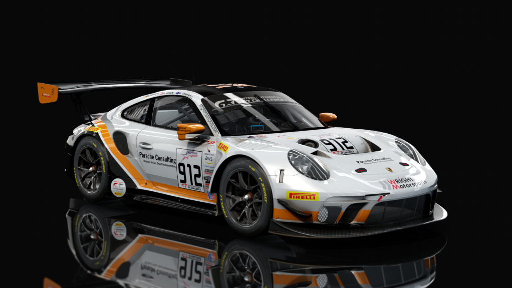 Porsche 911 GT3 R 2019 (991.2) Endurance, skin wright_912_california_8h_2019