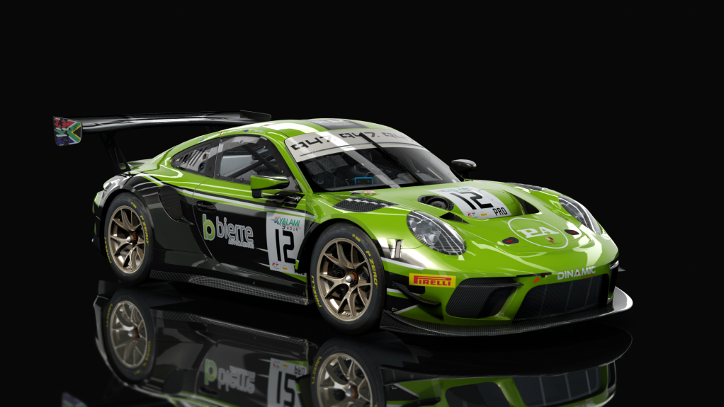 Porsche 911 GT3 R 2019 (991.2) Sprint, skin dinamic_12_kyalami_9h_2019