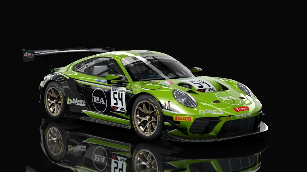 Porsche 911 GT3 R 2019 (991.2) Sprint, skin dinamic_54_spa_24h_2019