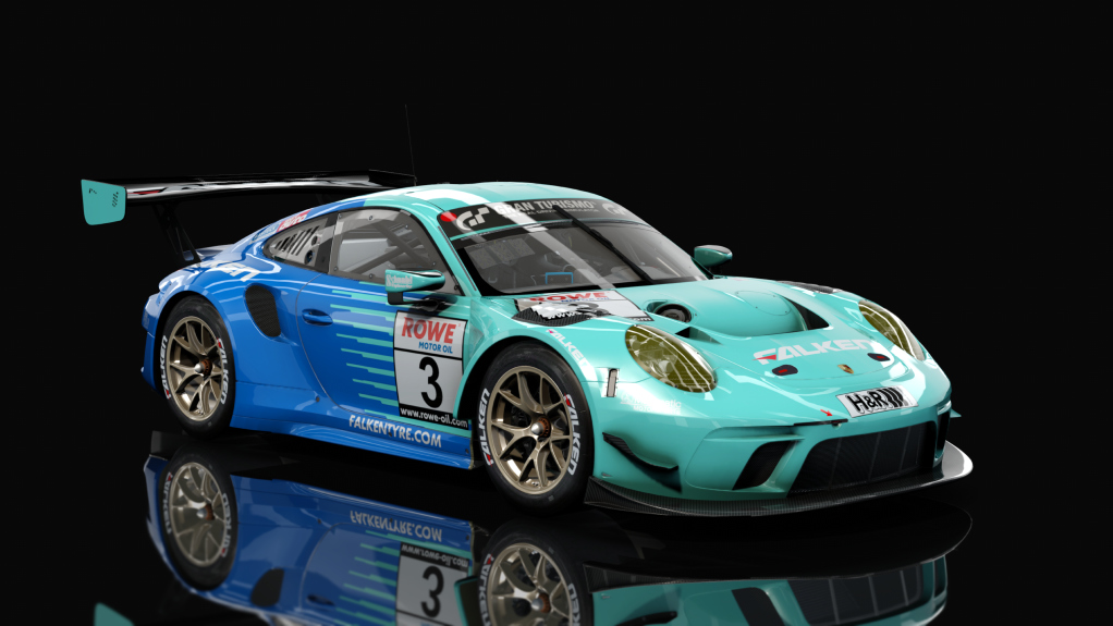 Porsche 911 GT3 R 2019 (991.2) Sprint, skin falken_motorsport_3_nls_2020