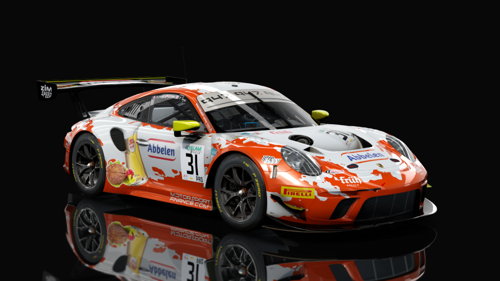 Porsche 911 GT3 R 2019 (991.2) Sprint, skin frikadelli_31_kyalami_9h_2019