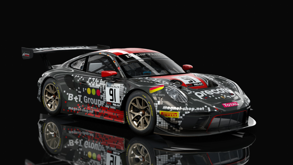 Porsche 911 GT3 R 2019 (991.2) Sprint, skin herberth_91_spa_24h_2019