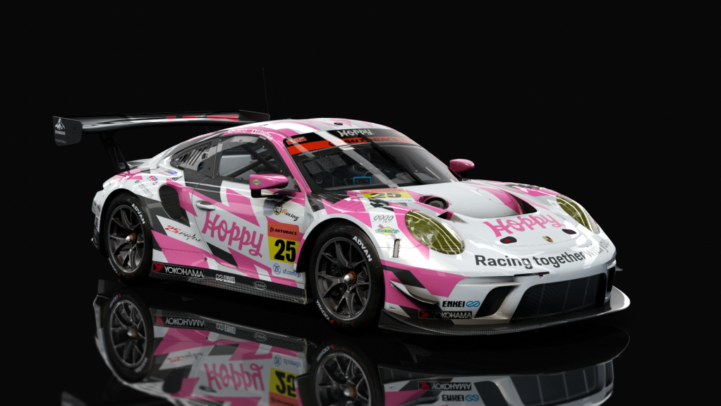 Porsche 911 GT3 R 2019 (991.2) Sprint, skin hoppy_team_tsuchiya_25_gt300_2020