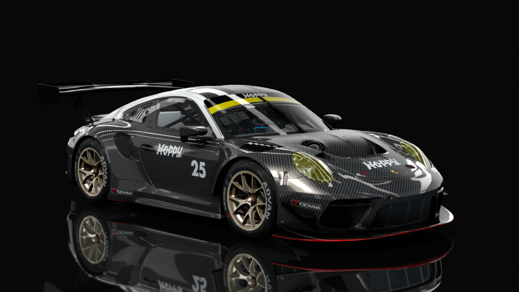 Porsche 911 GT3 R 2019 (991.2) Sprint, skin hoppy_team_tsuchiya_test_25_gt300_2020