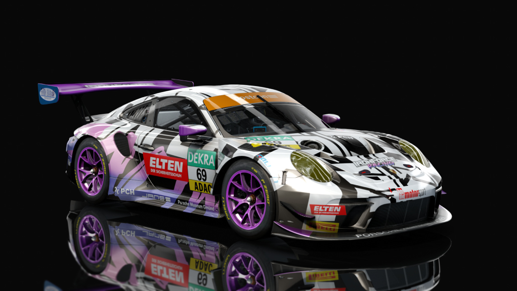 Porsche 911 GT3 R 2019 (991.2) Sprint, skin iron_force_racing_69_gt_masters_2019