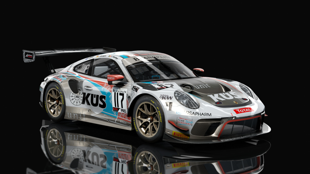 Porsche 911 GT3 R 2019 (991.2) Sprint, skin kus_team75_117_spa_24h_2019