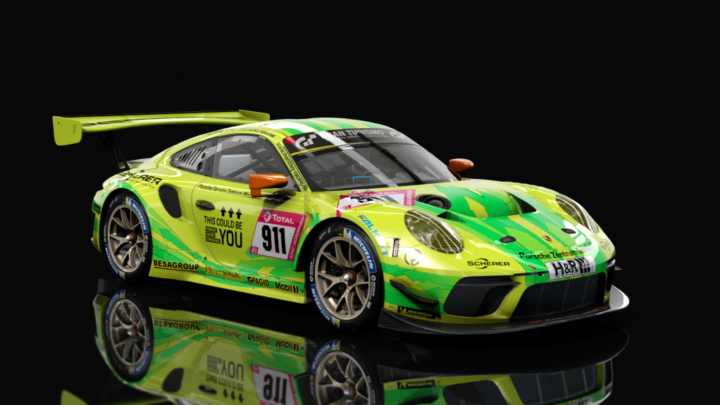 Porsche 911 GT3 R 2019 (991.2) Sprint, skin manthey_grello_911_n24h_2019