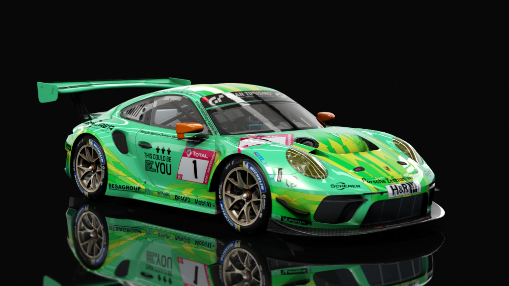 Porsche 911 GT3 R 2019 (991.2) Sprint, skin manthey_gruno_1_n24h_2019