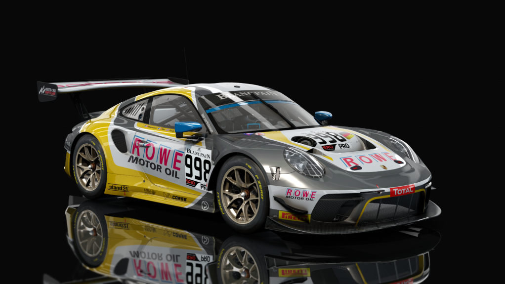 Porsche 911 GT3 R 2019 (991.2) Sprint, skin rowe_998_spa_24h_2019