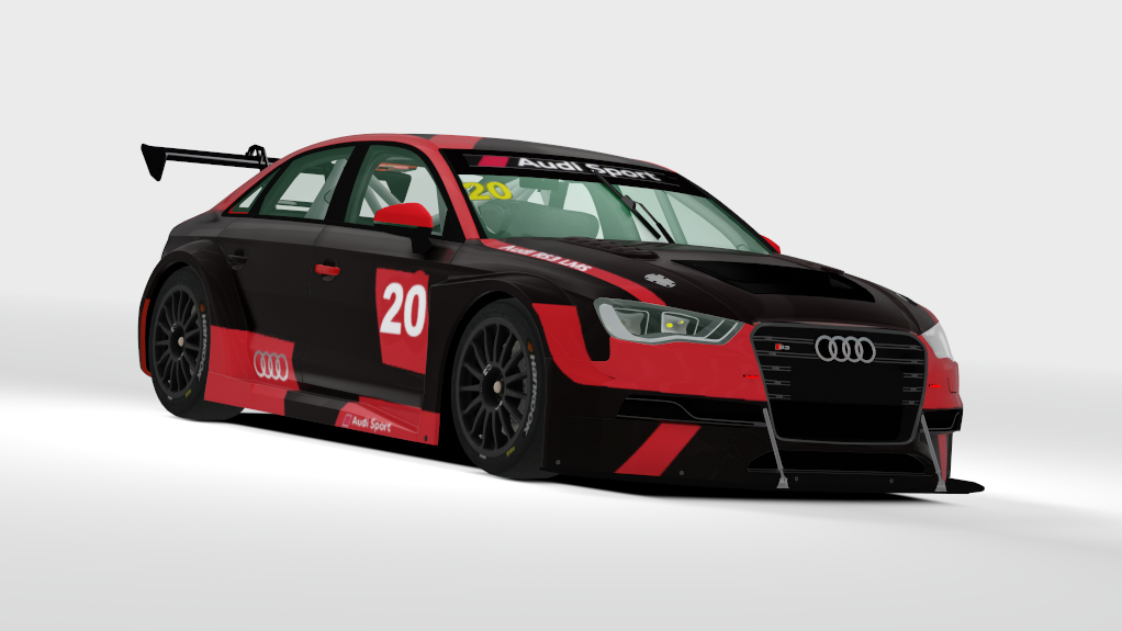 Audi RS3 TCR, skin team_audi_20