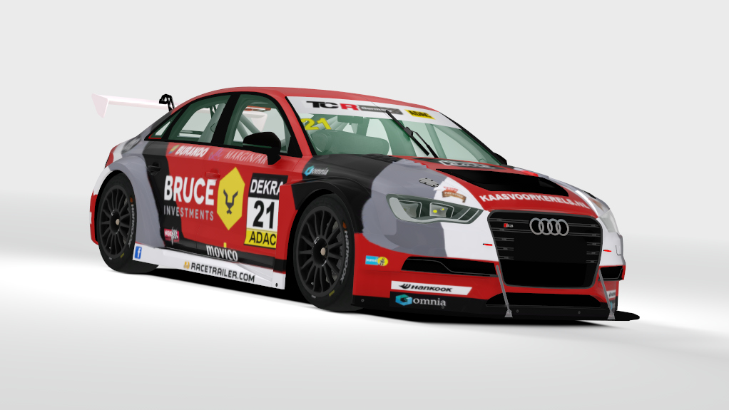 Audi RS3 TCR, skin team_bruce_21