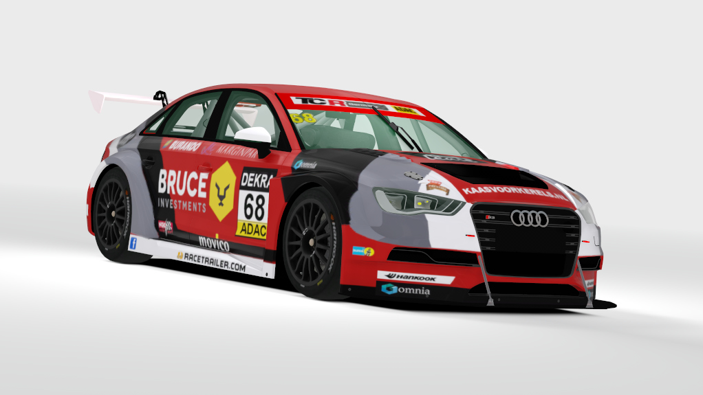 Audi RS3 TCR, skin team_bruce_68