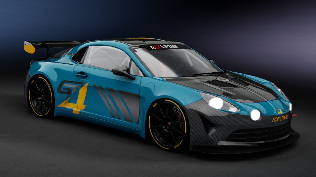 ACFLPINE A110 GT4 V1.2, skin blue