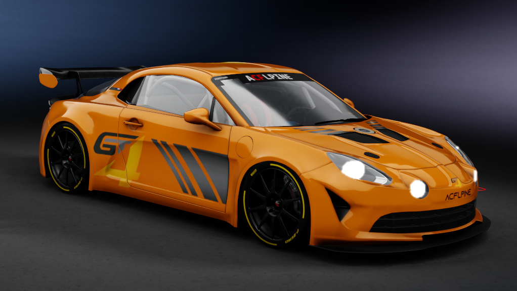 ACFLPINE A110 GT4 V1.2, skin orange