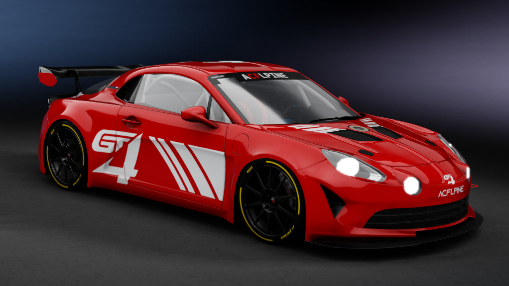 ACFLPINE A110 GT4 V1.2, skin red