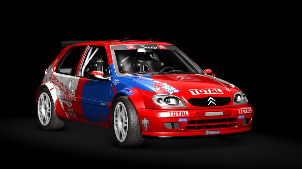 Citroen Saxo VTS (Fase 2) S1600, skin FFSA
