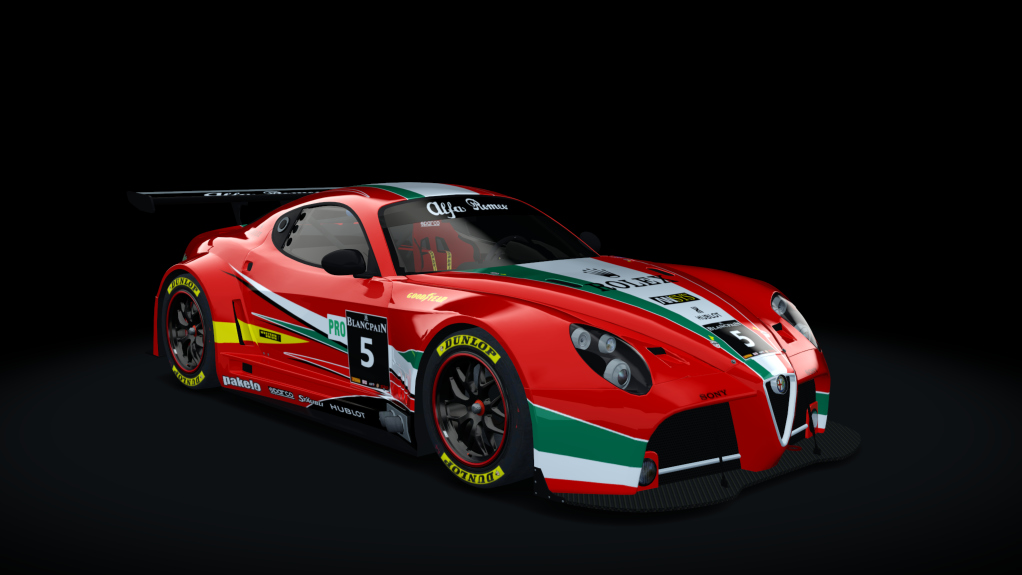 Alfa Romeo 8C GT3, skin italia