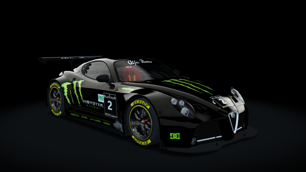 Alfa Romeo 8C GT3, skin monster