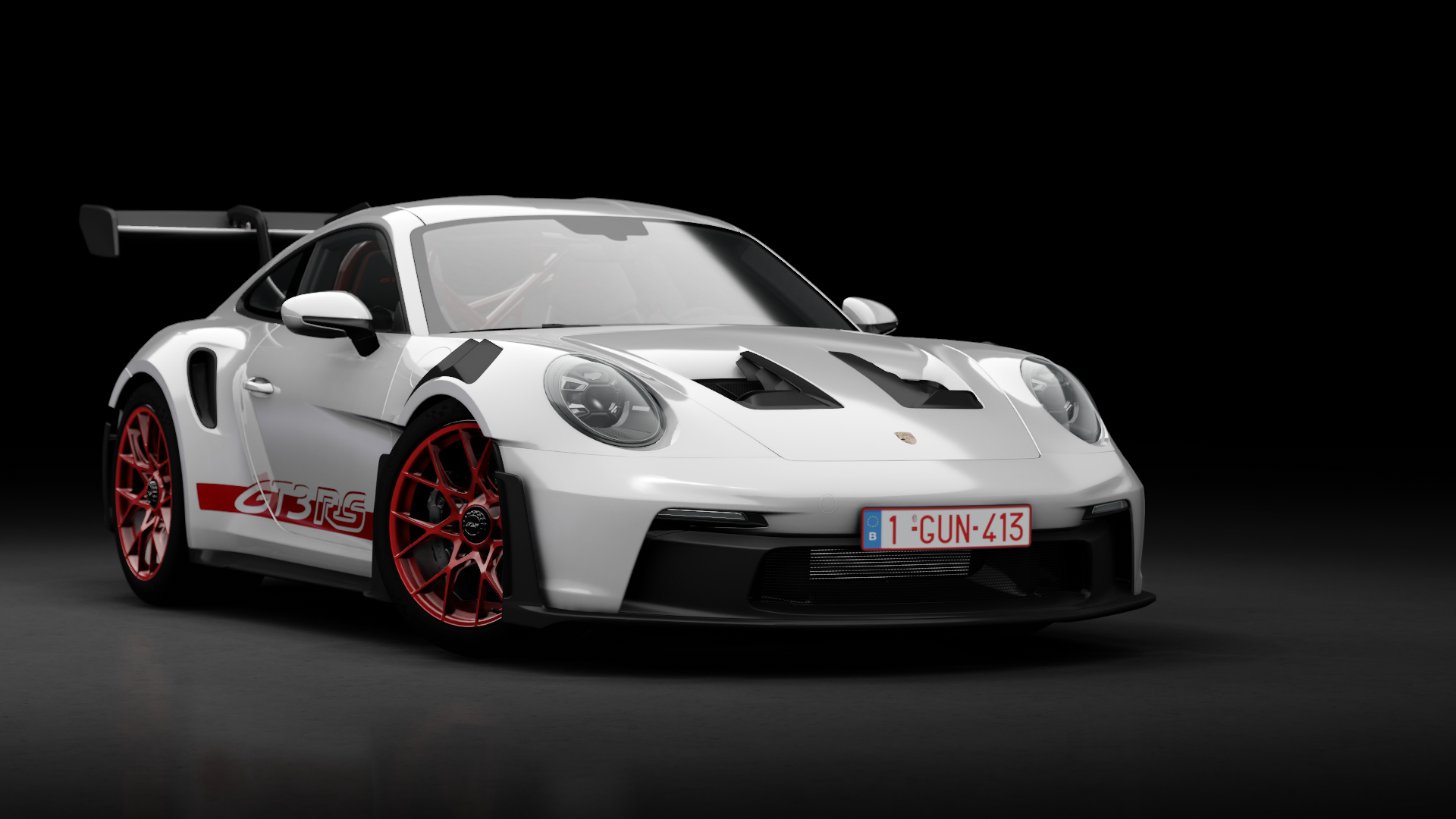Porsche 911 GT3 RS (992), skin 03_white