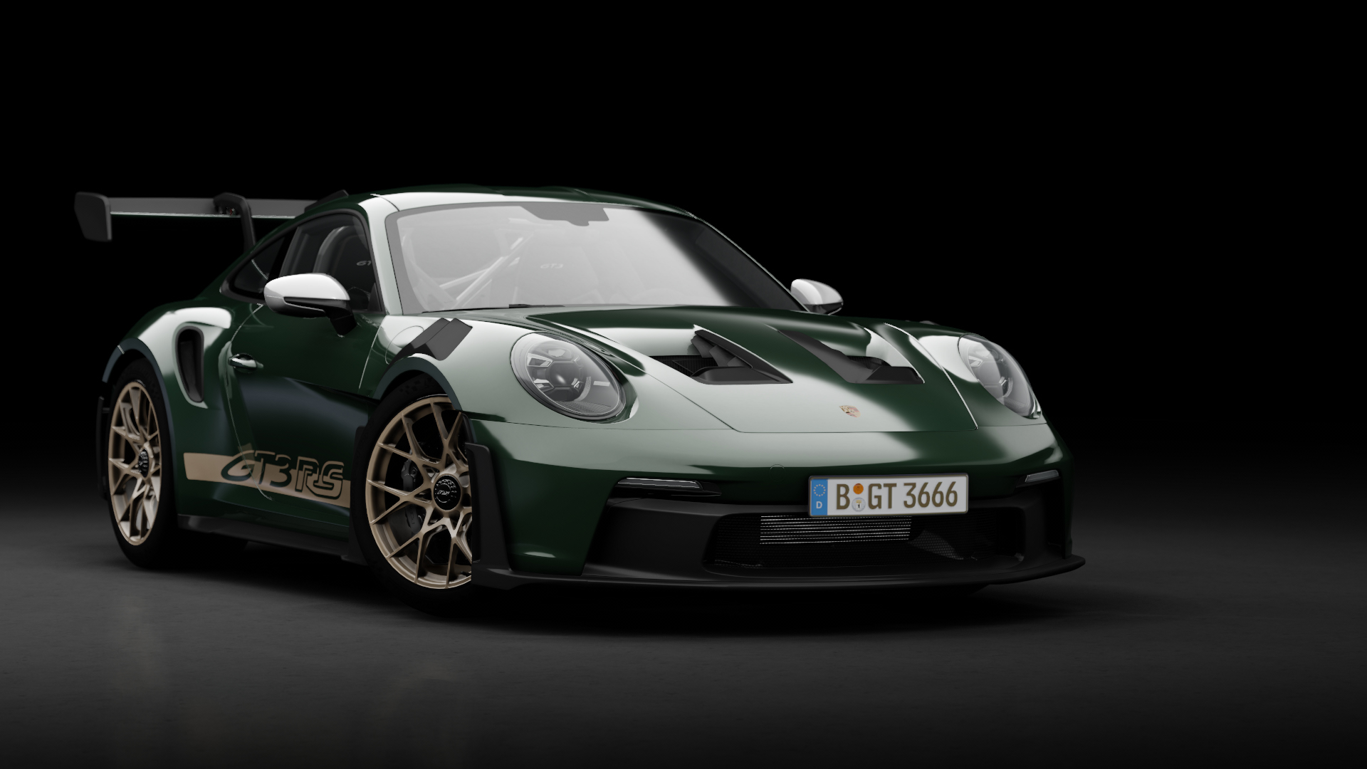 Porsche 911 GT3 RS (992), skin 115_pts_brewster_green