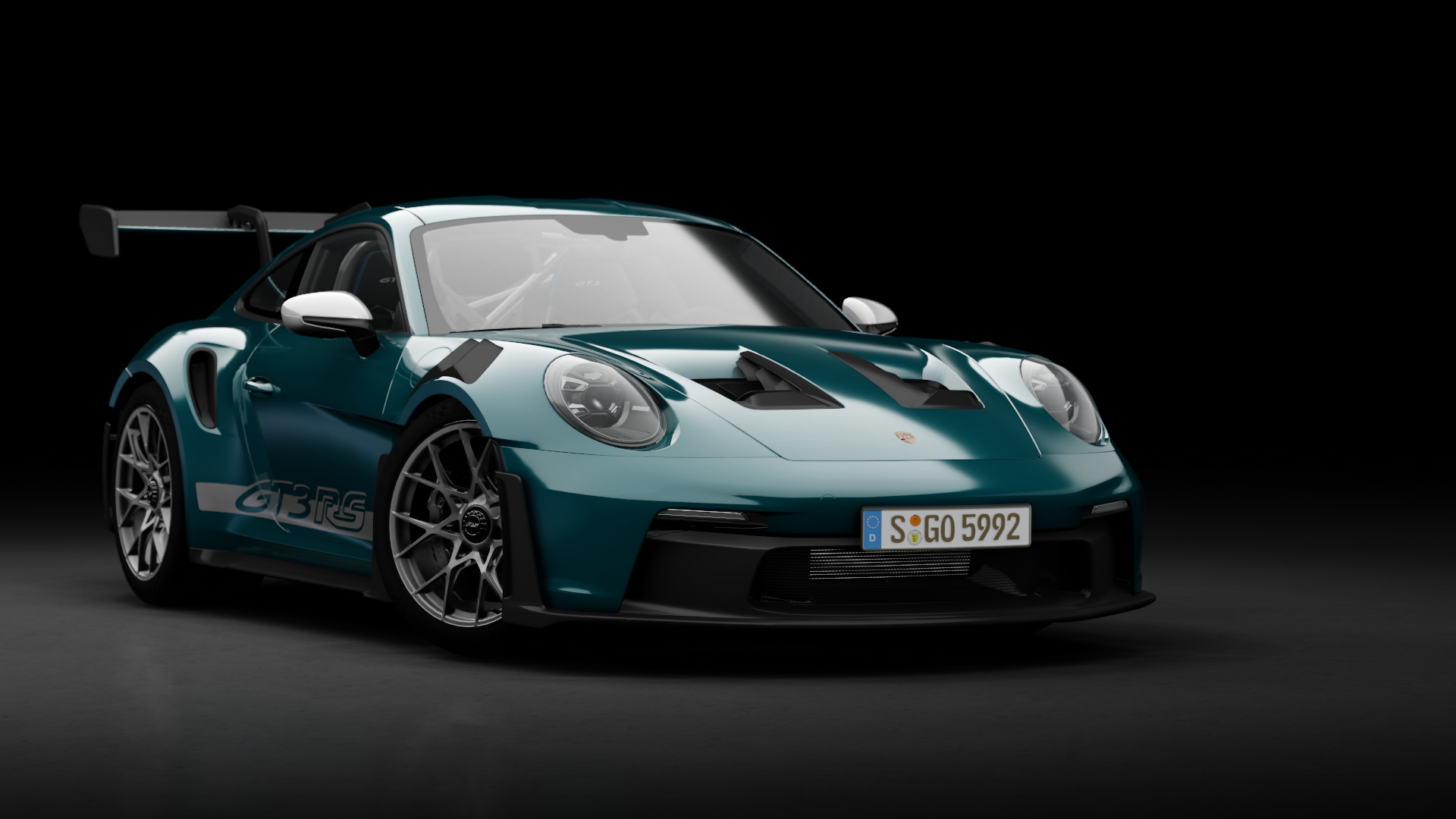 Porsche 911 GT3 RS (992), skin 117_pts_fjordgreen