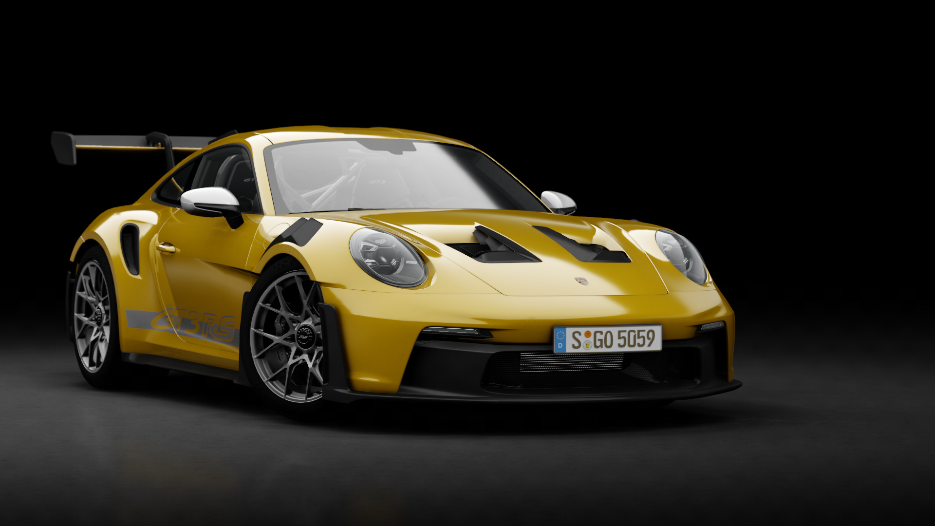 Porsche 911 GT3 RS (992), skin 124_pts_bahamayellow
