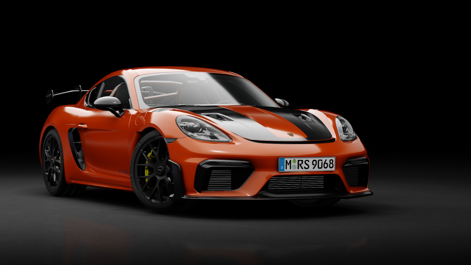 Porsche 718 Cayman GT4 RS, skin 02_lava_orange