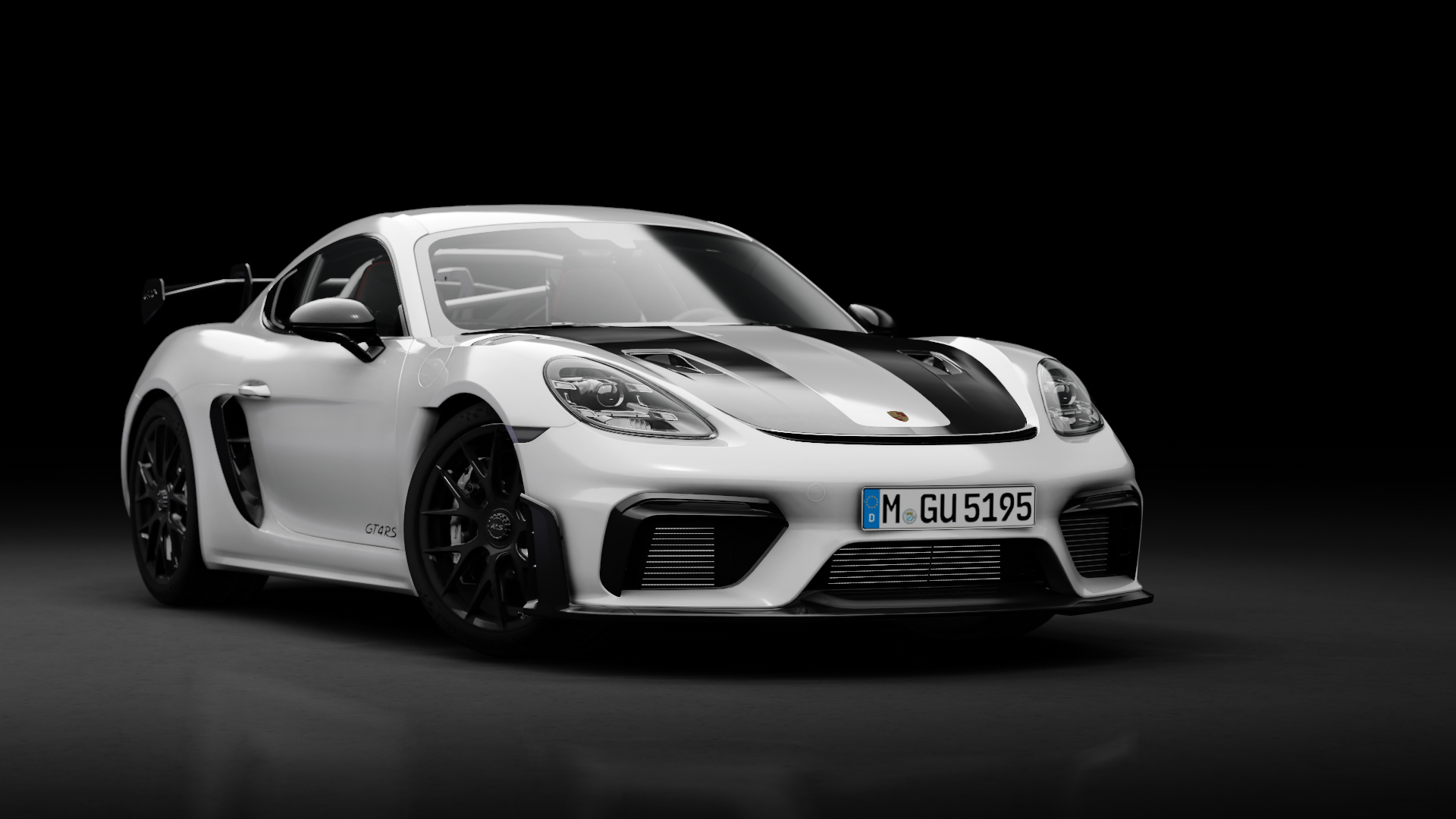 Porsche 718 Cayman GT4 RS, skin 06_white_carrara