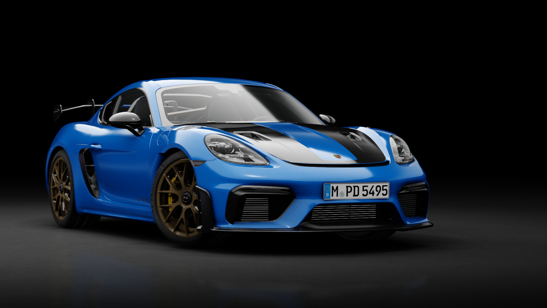Porsche 718 Cayman GT4 RS, skin 09_shark_blue