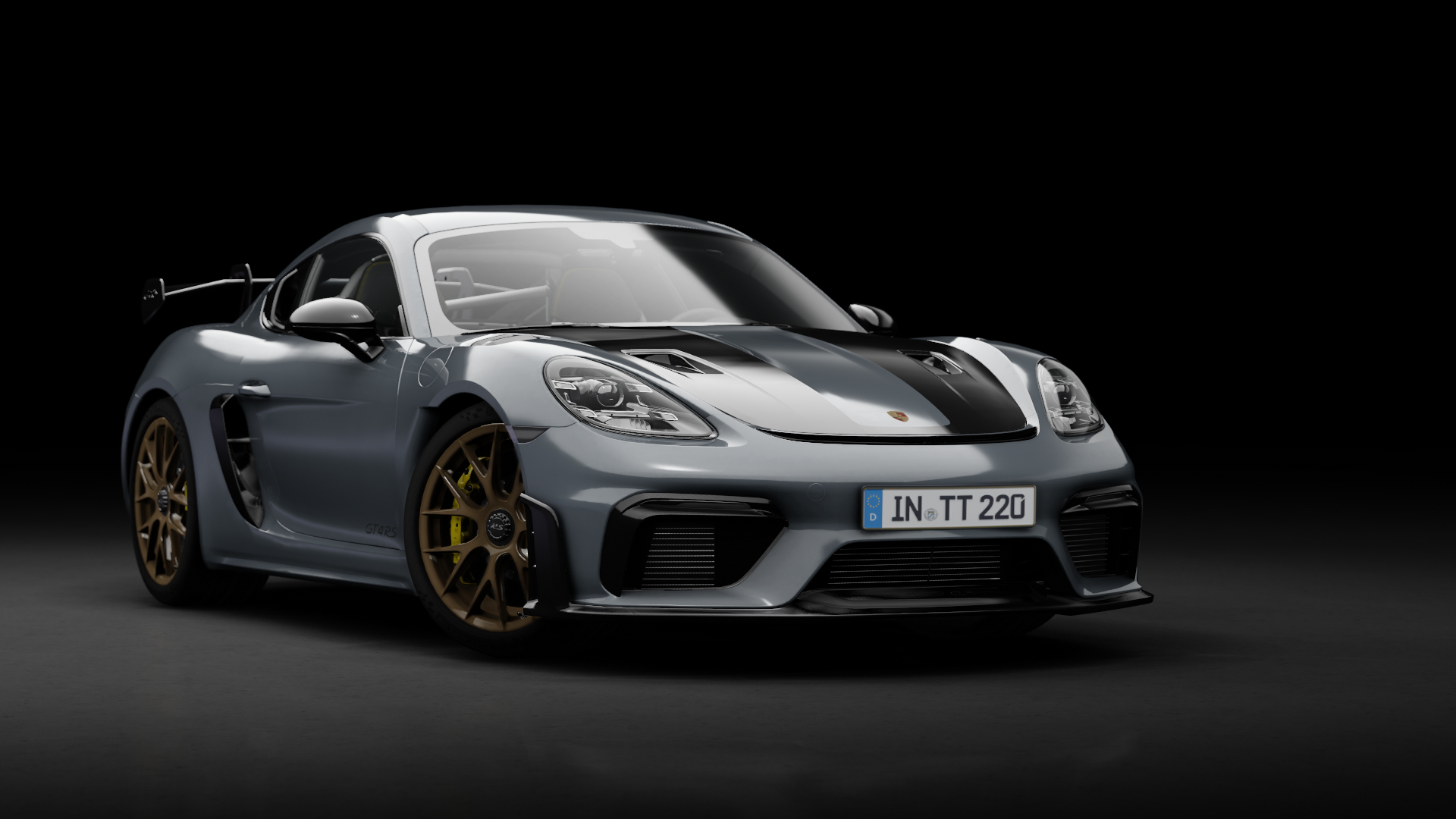 Porsche 718 Cayman GT4 RS, skin Silver Metallic