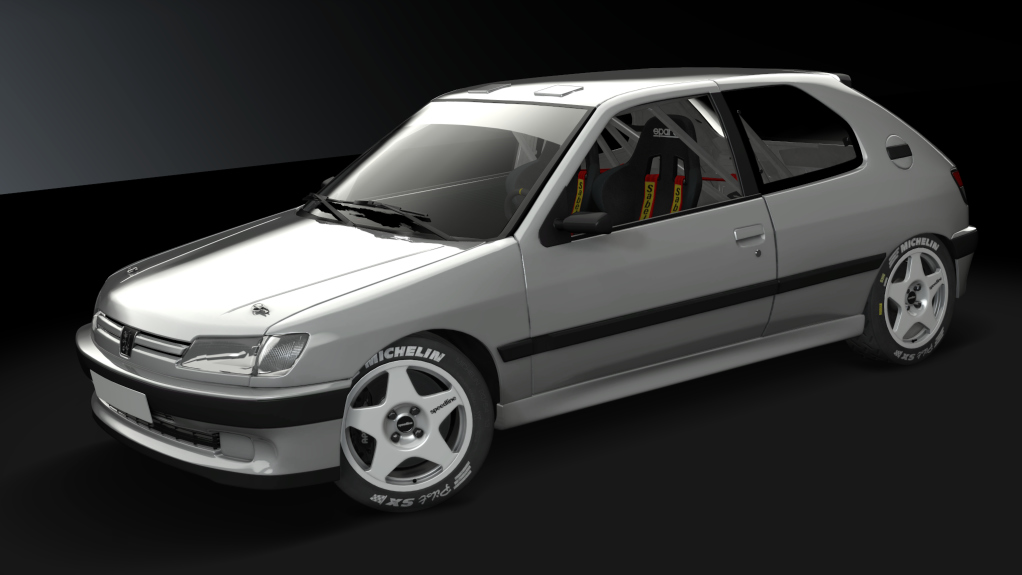 Peugeot 306 S16 Gr.N, skin gris