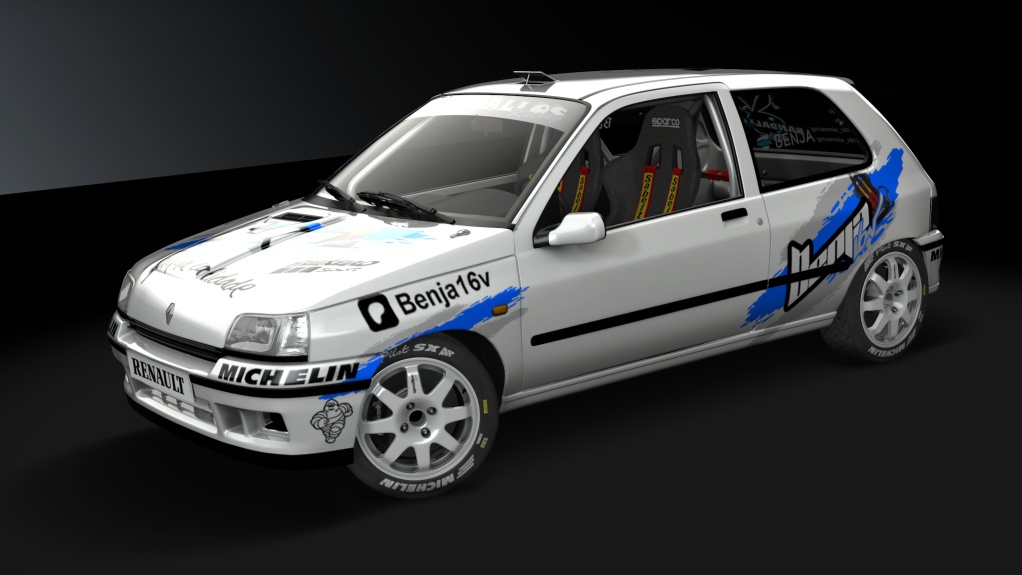 Renault Clio Williams Gr.A, skin Benja16v
