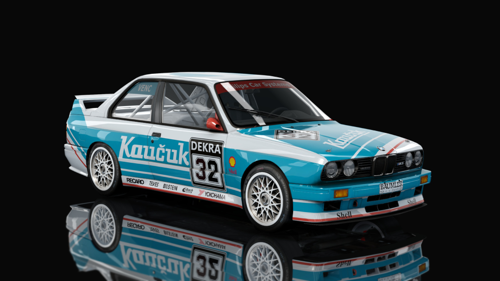 DTM BMW M3 E30, skin Kaucuk_Racing_Team_32