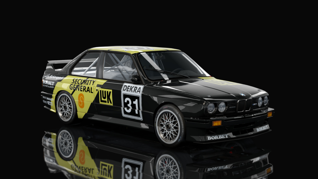 DTM BMW M3 E30, skin LUK