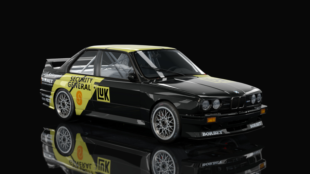 DTM BMW M3 E30, skin black