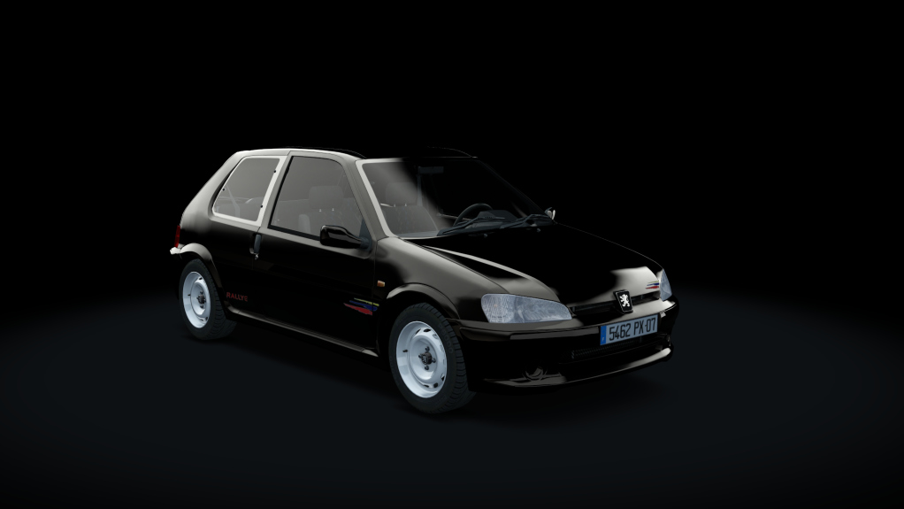 Peugeot 106 Rallye S2, skin 02_black