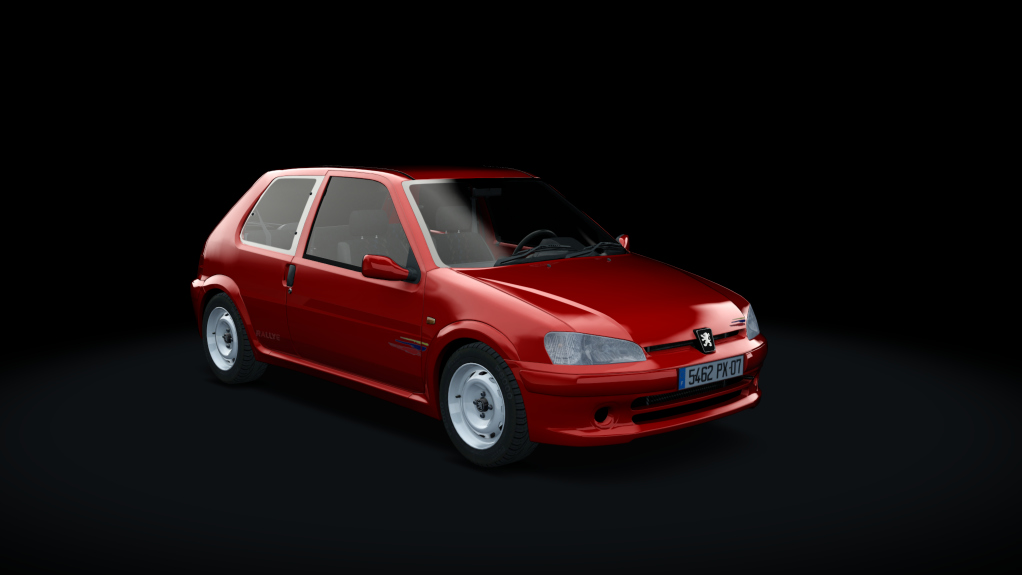 Peugeot 106 Rallye S2, skin 04_red