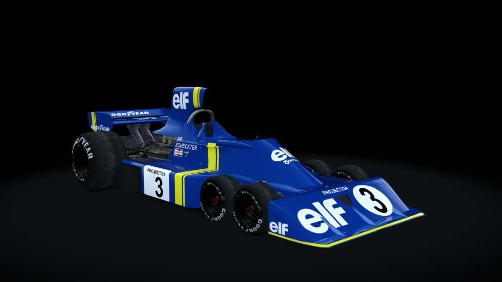 Tyrrell P34 1975, skin Sheckter