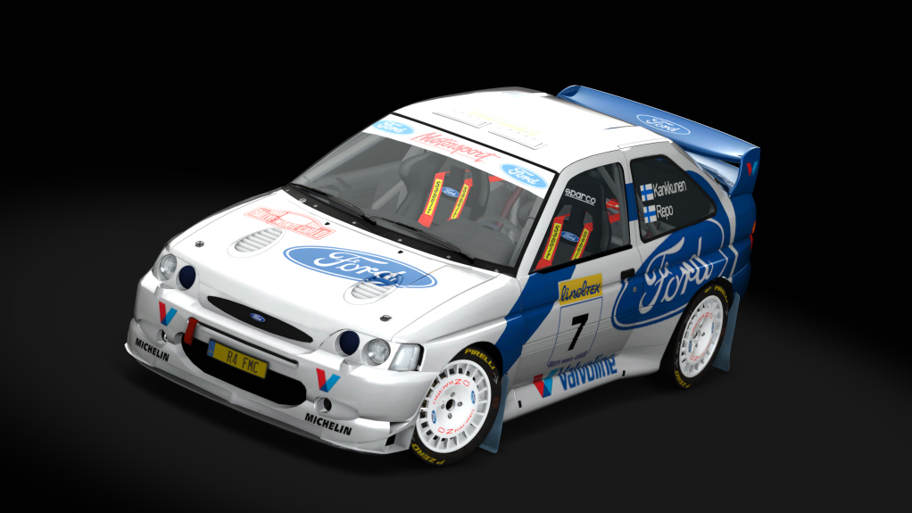 Ford Escort wrc by JLR, skin kankkunen 1998