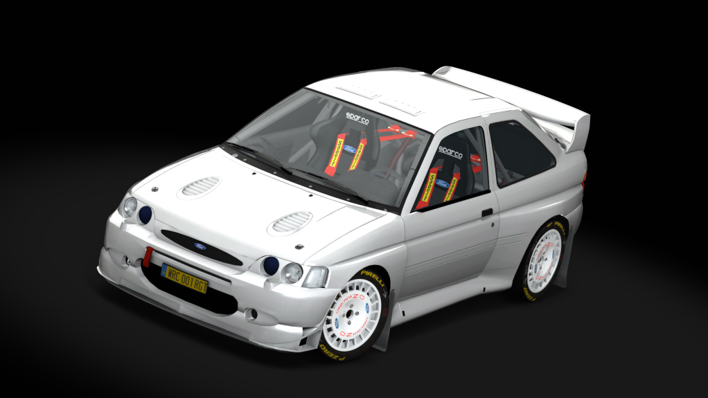 Ford Escort wrc by JLR, skin white