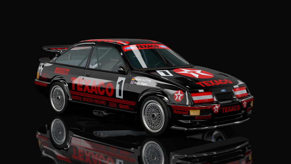 DTM Ford Sierra RS500, skin Texaco