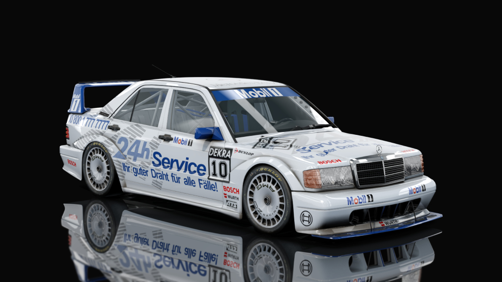 DTM Mercedes-Benz 190E DTM, skin 10_Service_24h