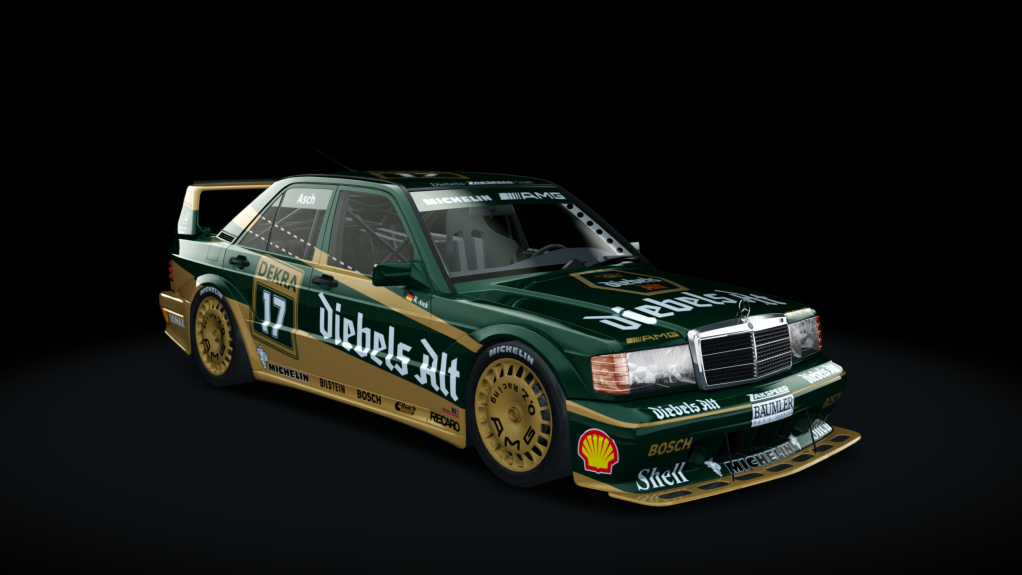 DTM Mercedes-Benz 190E DTM, skin 17_Asch
