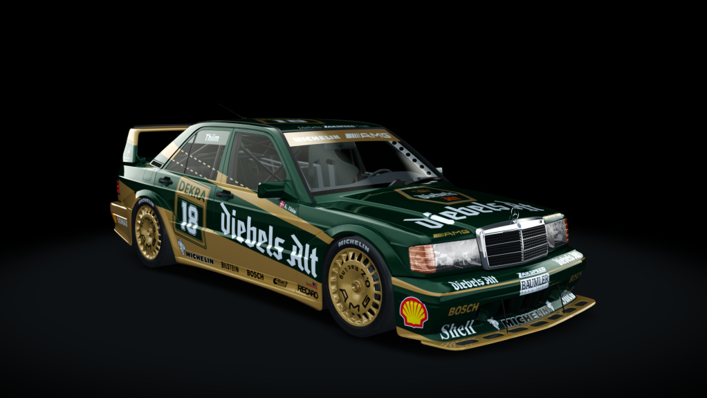 DTM Mercedes-Benz 190E DTM, skin 18_Thiim